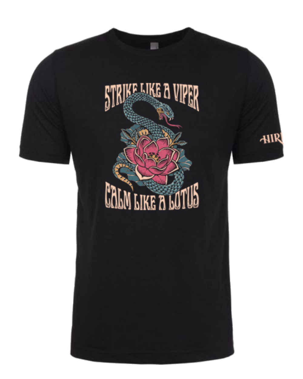 Viper Lotus Tee (Black) [LARGE AND 2XL ONLY] – Hirie Merch