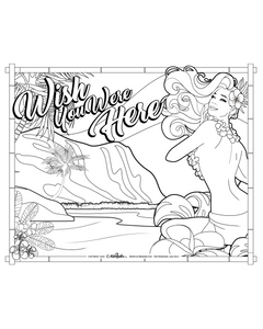 Hirie Coloring Page (Digital Download)